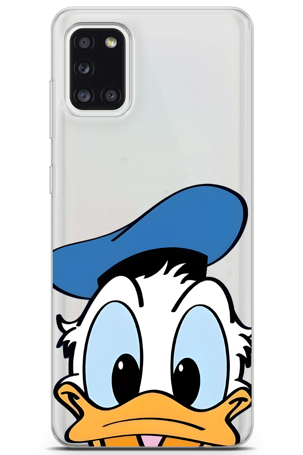 Samsung Galaxy A31 Compatible Printed Soft Silicone Transparent Phone Case
