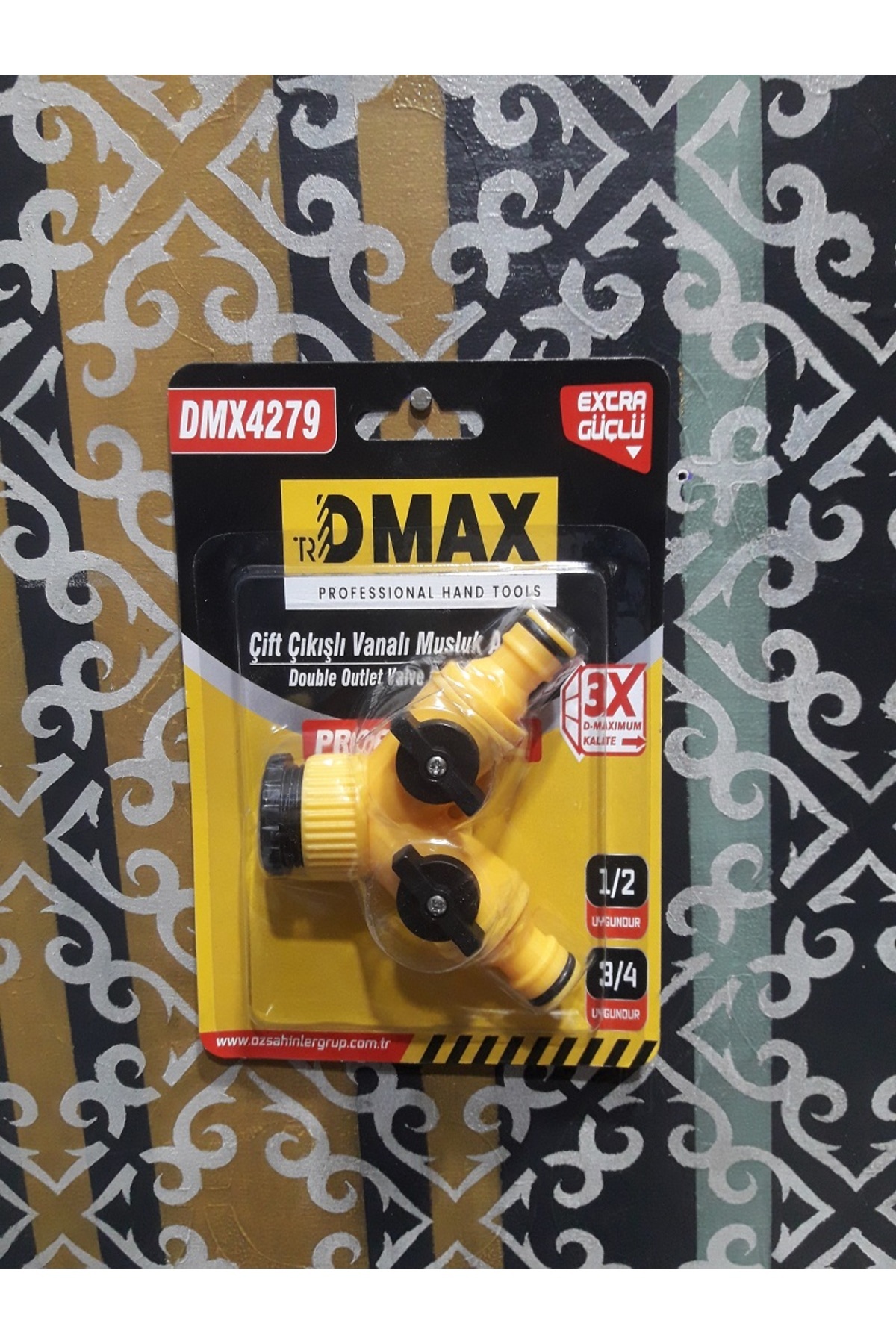 Altınyapı Hobi Market DMAX ÇİFT ÇIKIŞLI VANALI MUSLUK