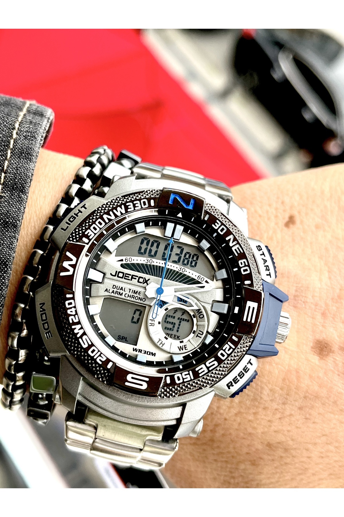 Joefox New Season Digital Analog Men's Watch- Trendyol