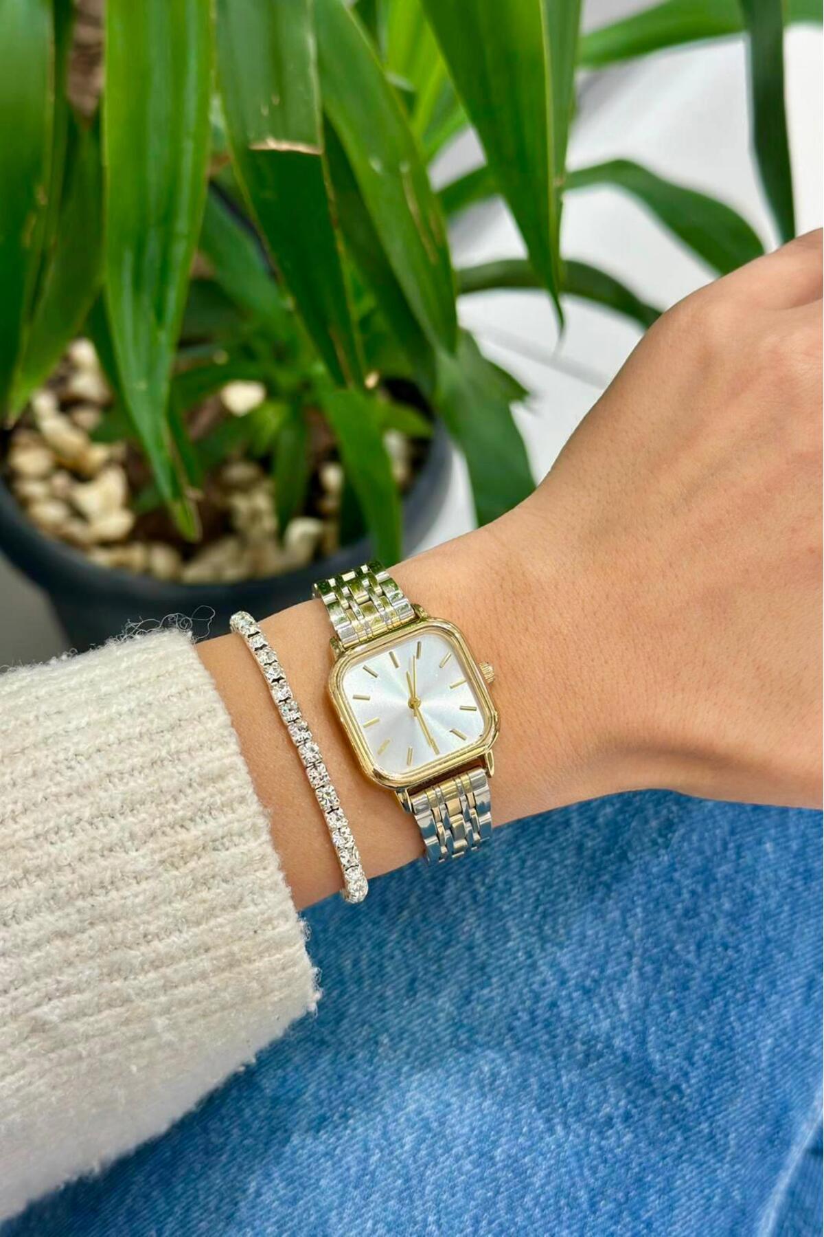 DEEPORA  KARE KASA KADIN KOL SAATİ - Görsel 5