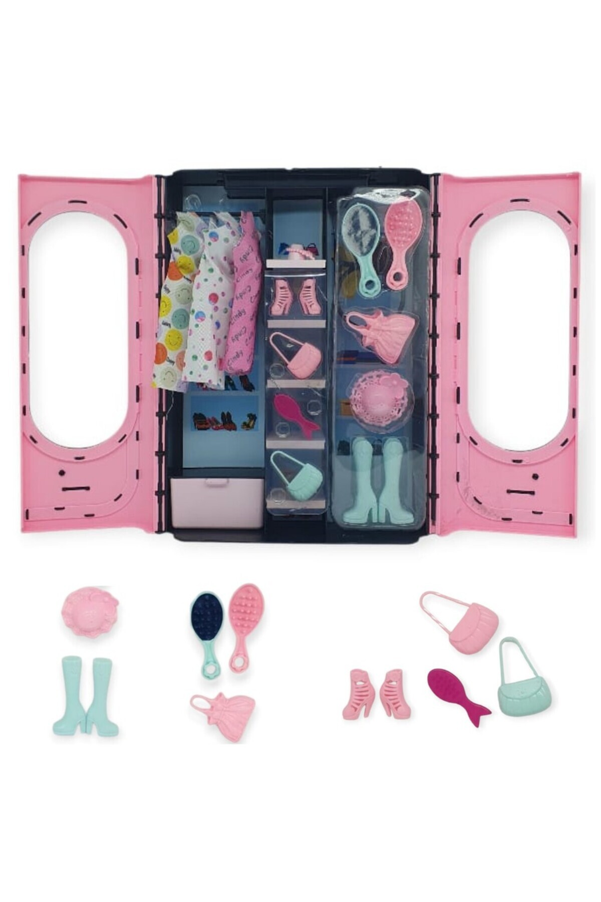 Genel Markalar Anlily Stilim Sensin Elbise Dolabı - Açık Pembe