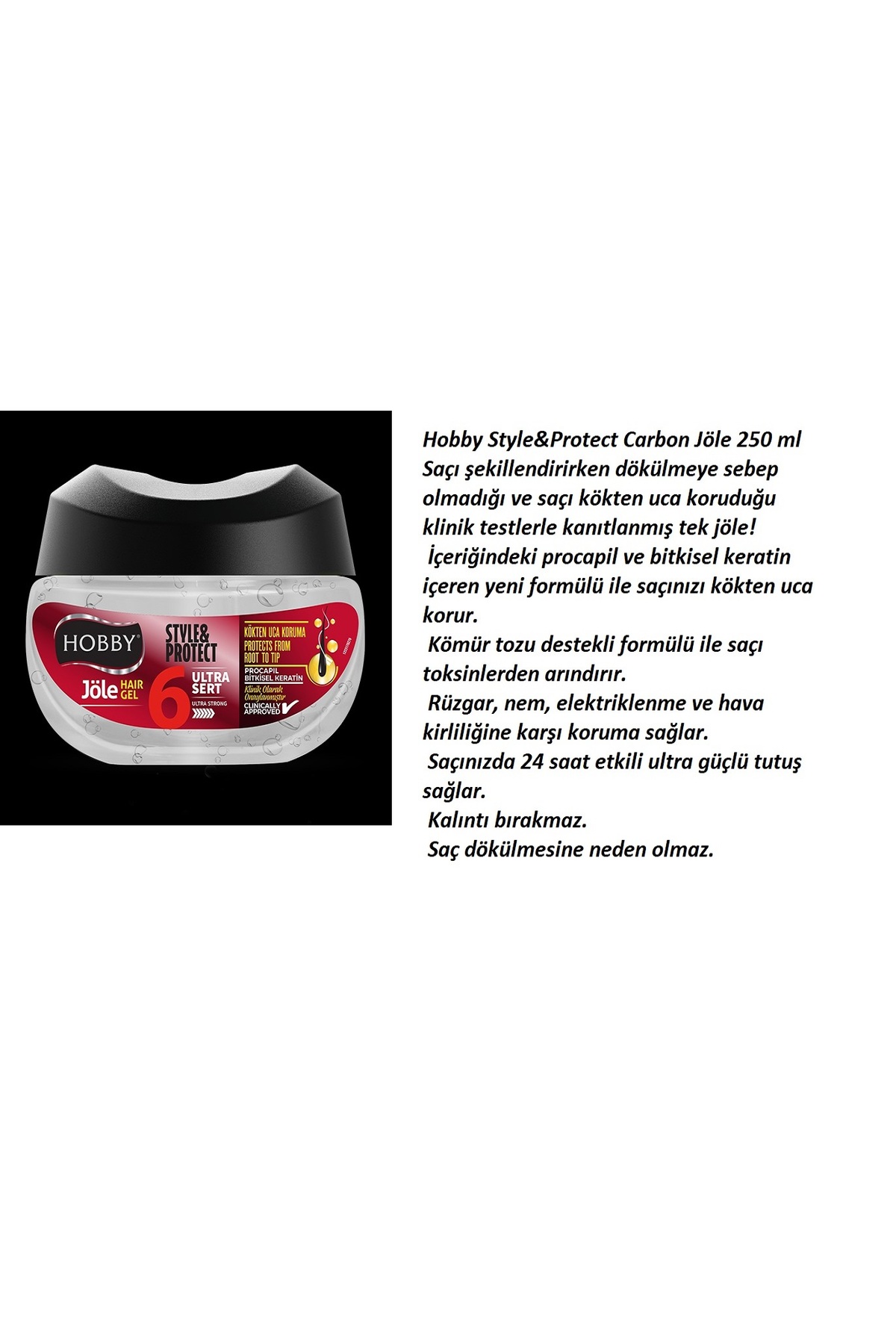 ژل مو کربنی 250 میلی لیتری 2 بسته — hpro-hobbyseries014 — تصویر 2 از 2