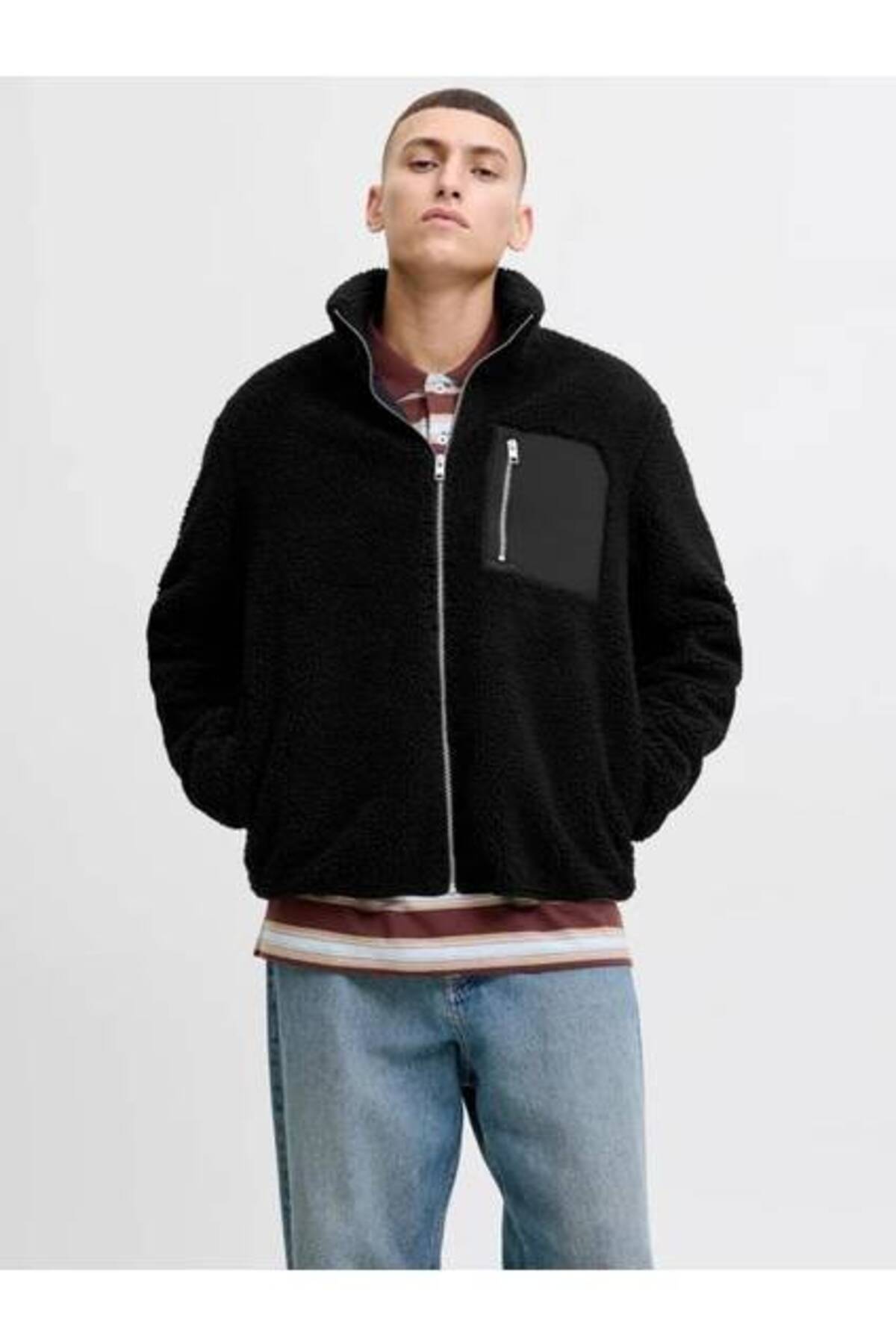 ژاکت مردانه Jjbradley Teddy کد ۱۲۲۸۴۷۷۵ جک اند جونز کت Jack & Jones