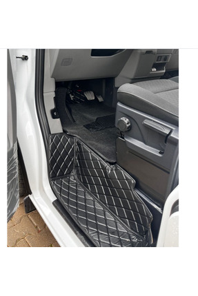 8D Ford Transit Custom 2024 Sonrası Aracına Özel Çift Katmanlı Havuzlu Paspas...
