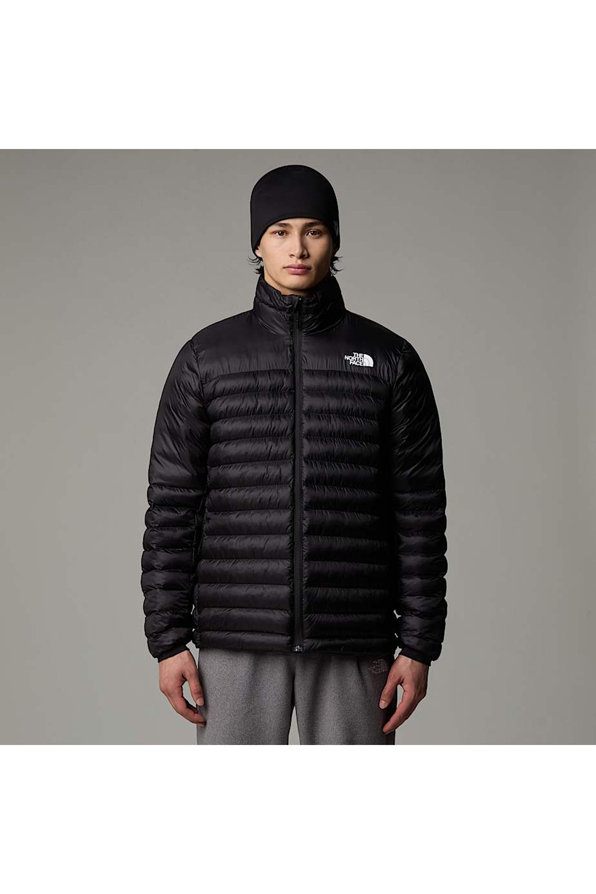 نورث فیس کاپشن یقه ایستاده مردانه مشکی Terra Peak