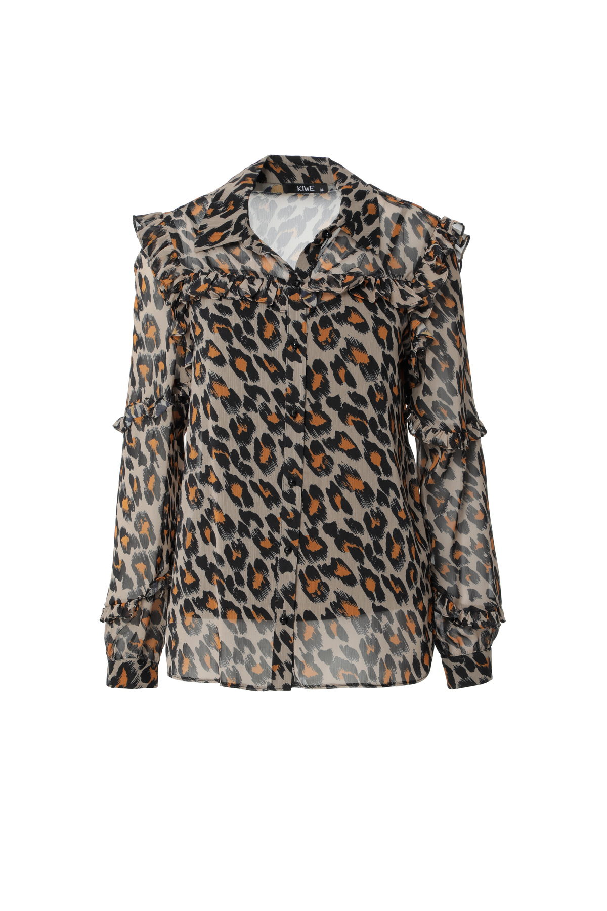 Ruffled Chiffon Blouse