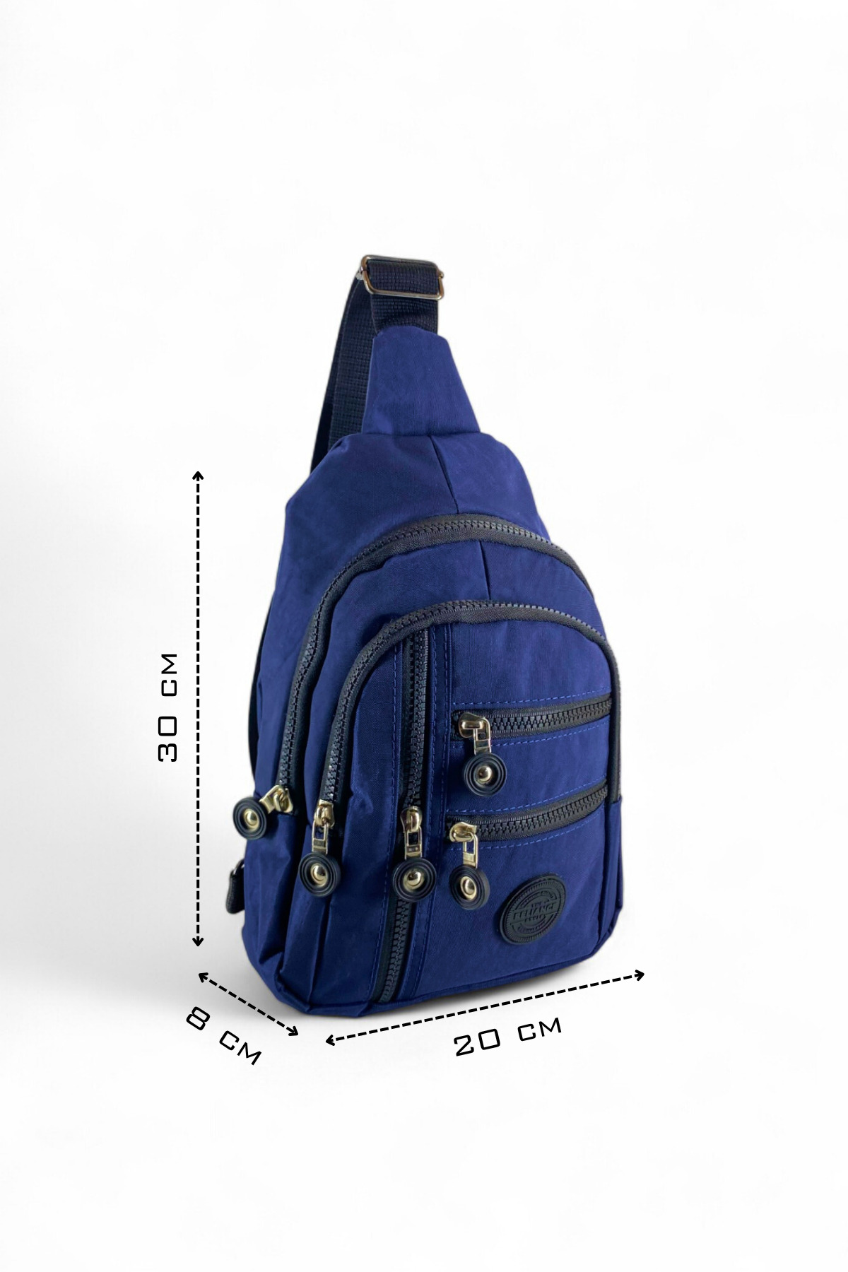 RELIANCE Unisex Çapraz Askılı Göğüs Çantası, Çok Bölmeli Günlük Omuz Çantası, Bodybag görsel 2