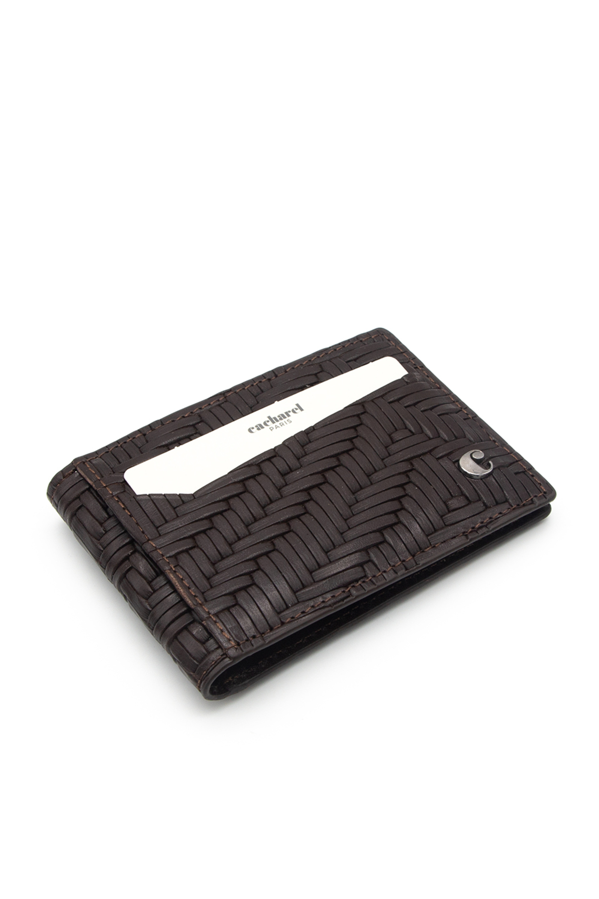 کاشارل جا کارتی چرمی قهوه‌ای گلادیاتور مدل 0336G66