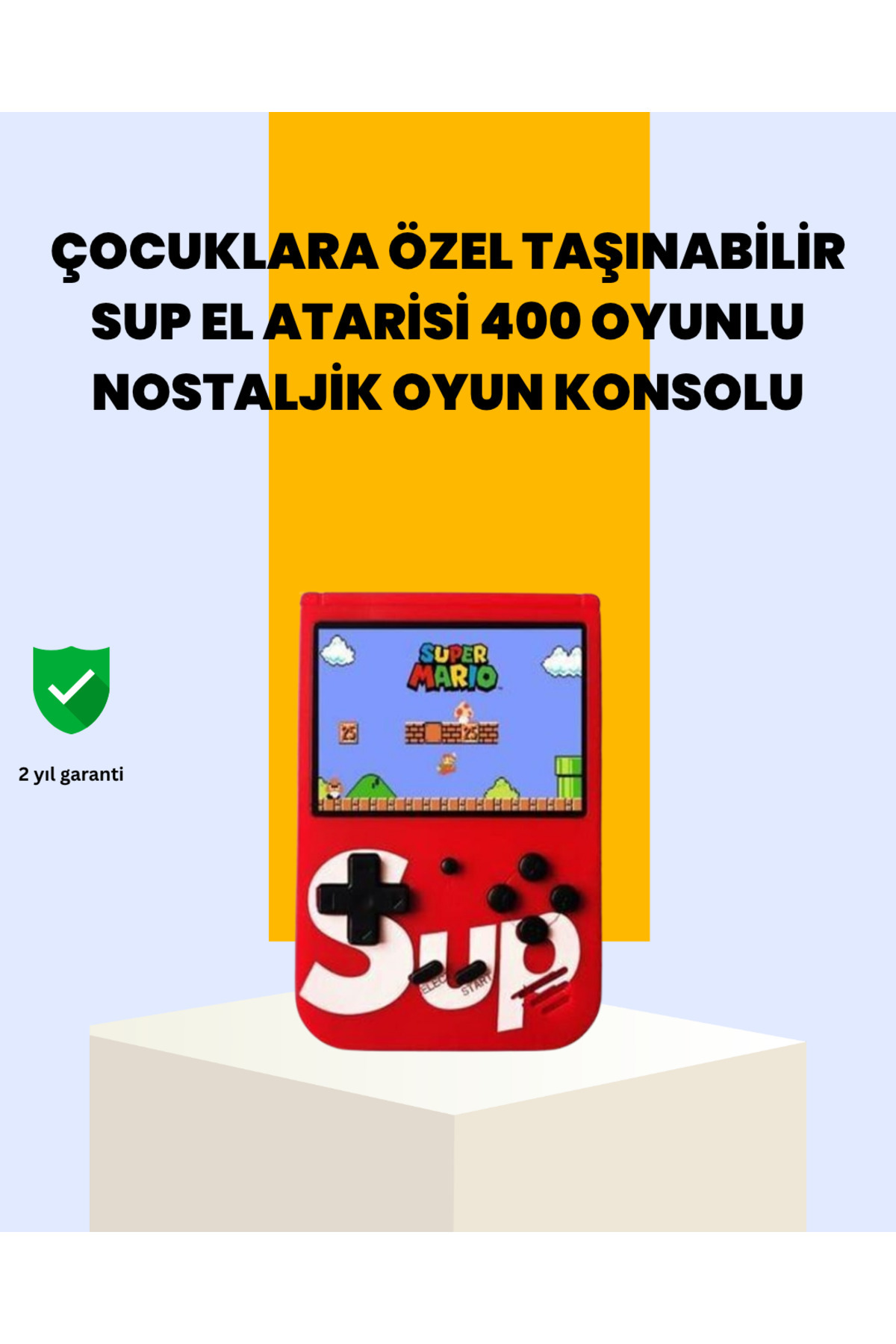 DENİSAM 400 Oyunlu Taşınabilir Retro El Konsolu