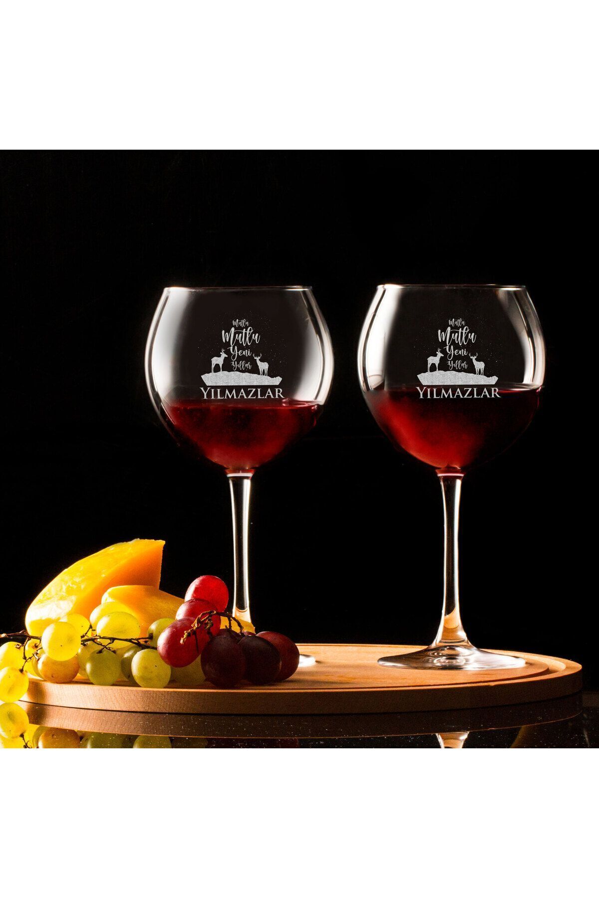 Empressco Aileye Özel Yeni Yıl Kutlaması Şarap Kadehi Seti, Şık ve Anlamlı Hediye