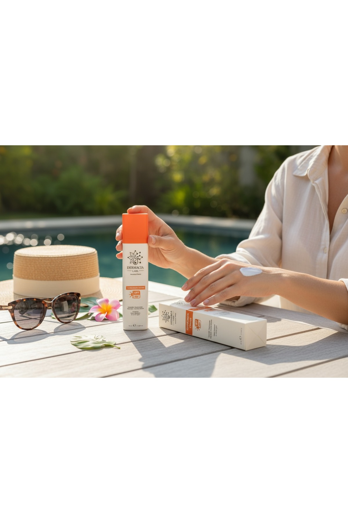 SPF 50+ Yüz Güneş Kremi 50 ml, Su Bazlı, Leke Karşıtı, Yüksek UV Korumalı — DL-SUN50 — تصویر 2 از 5