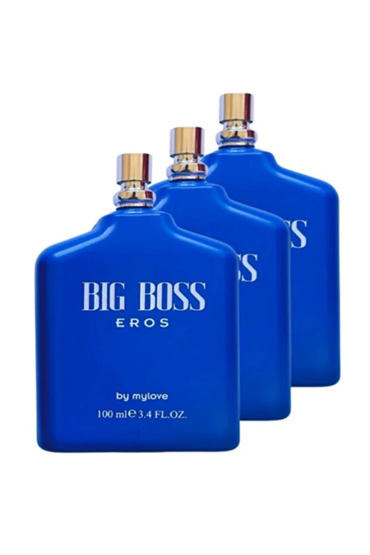 BIG BOSS عطر مردانه اروس با ماندگاری بالا، بسته ۳ عددی، ۱۰۰ میلیلیتر — 34ASL64