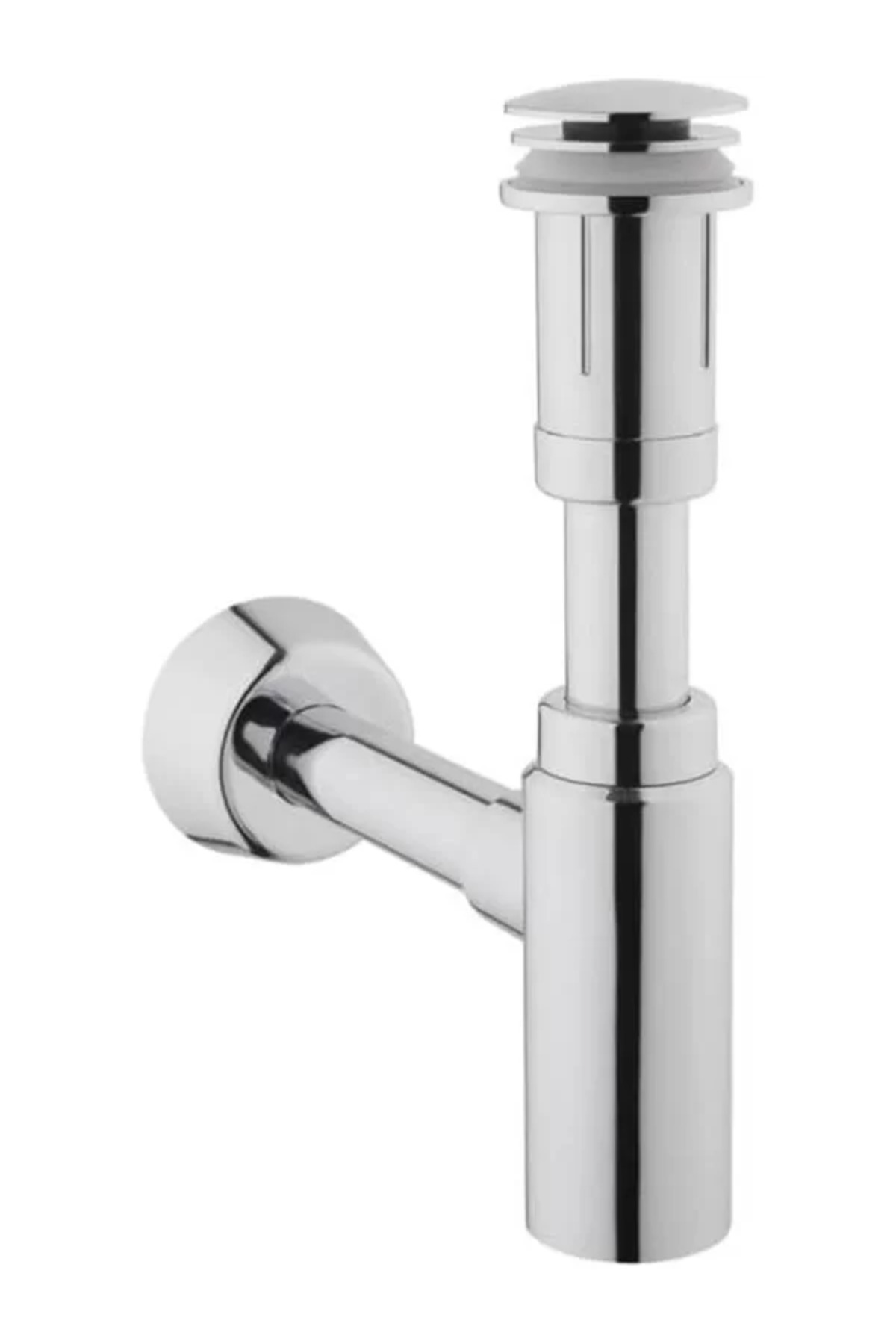 VitrA A45154 Lavabo Sifon Seti, T tipi, Krom