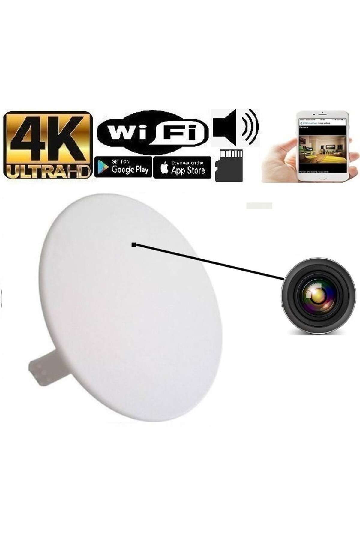 kamera online Buat Kapağı 7/24 Canlı Izleme Belli olmayan Wifi'li Bakıcı Güvenlik Kamerası