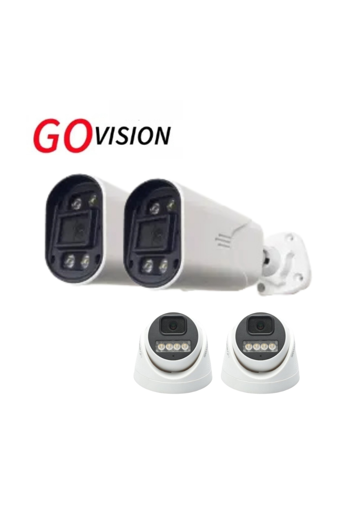 Go Vision 4 Adet 2MP AHD Güvenlik Kamerası – Full HD, Gece Görüşlü - Fiyatı, Yorumları