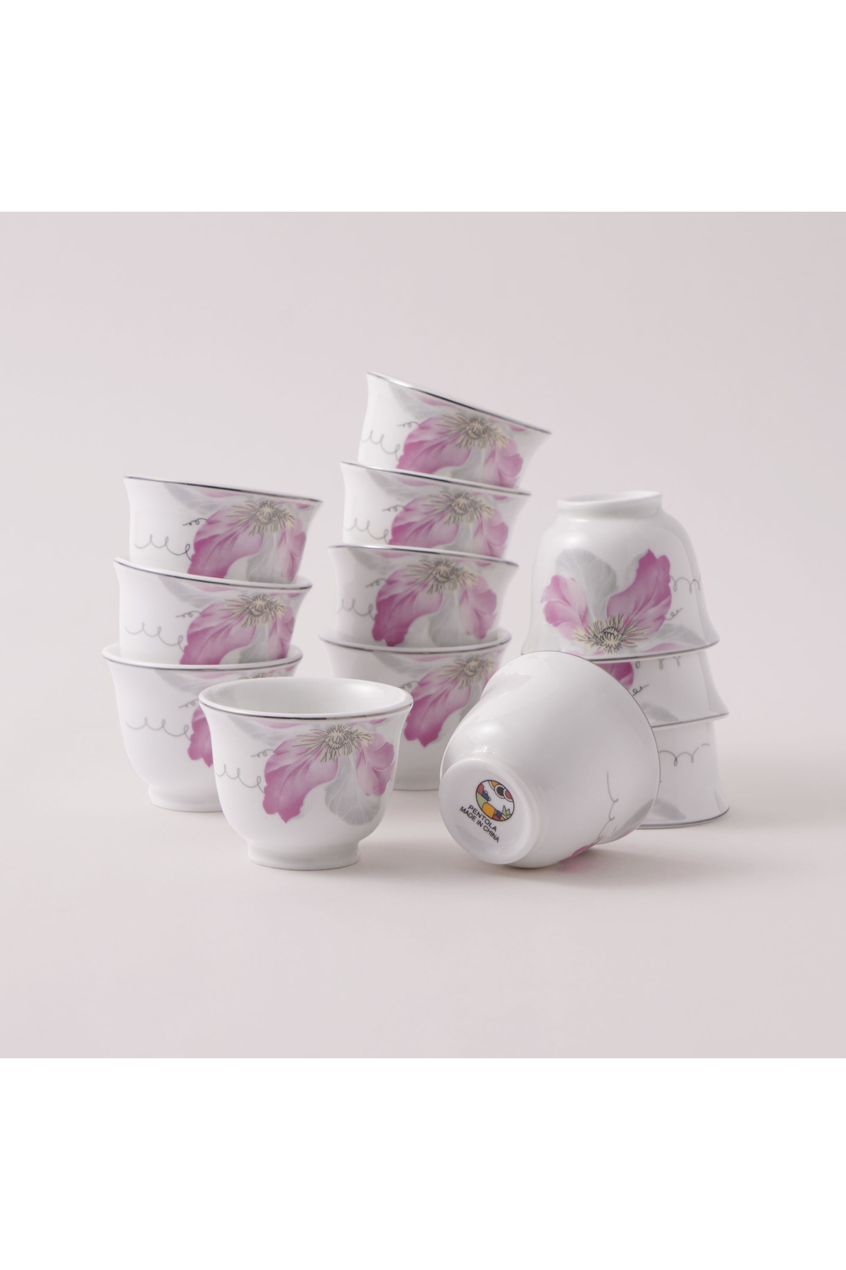 طقم فناجين قهوة نيو بون 12 قطعة