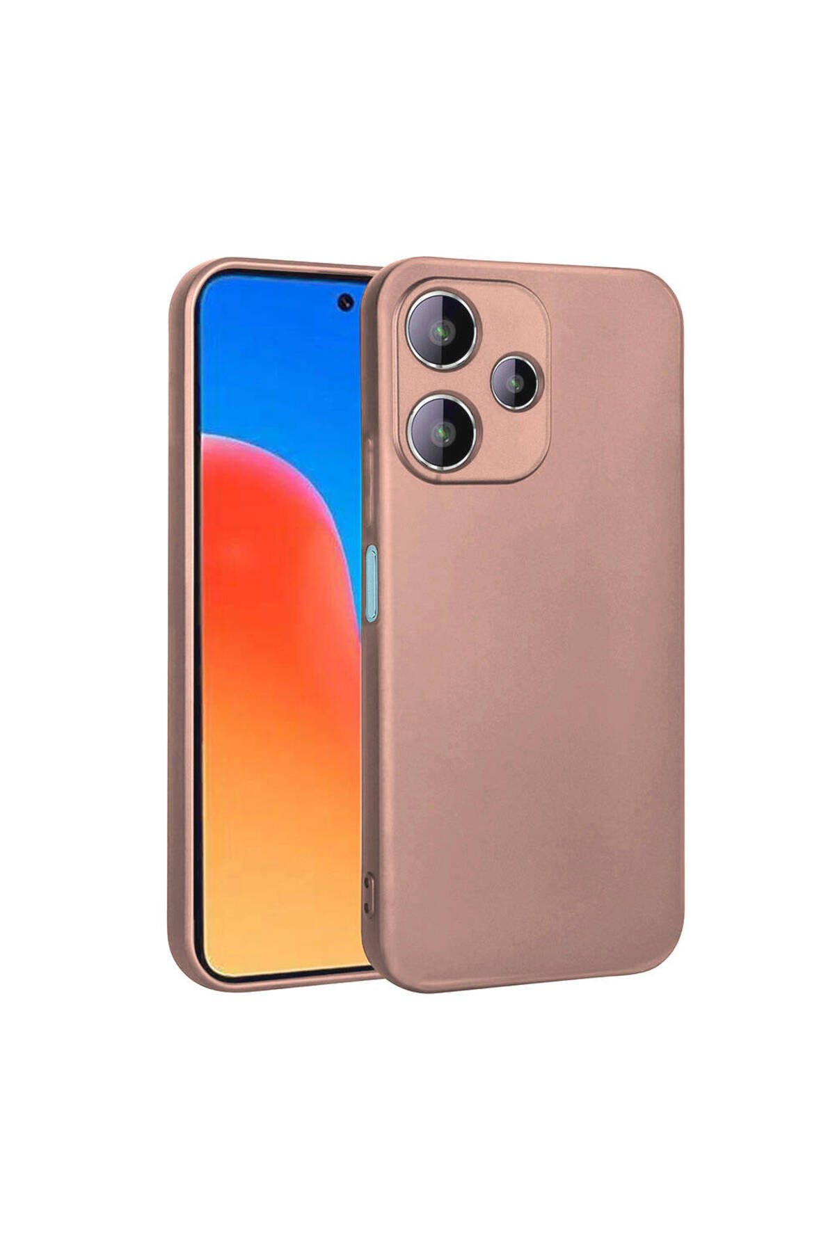 Redmi 12 5G Kılıf N7TH Premier Silikon Kapak - Rose Gold