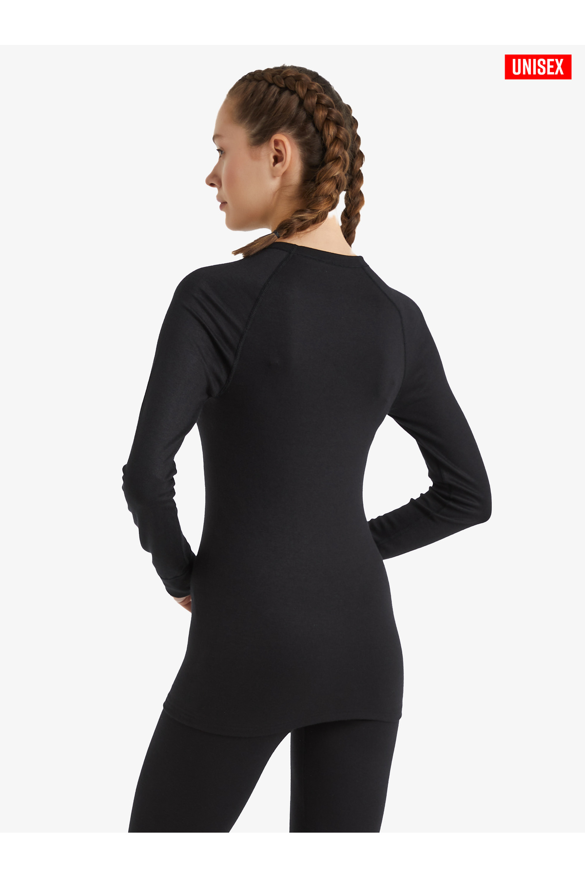 Blackspade Vücuda Oturan İçlik Unisex Termal Uzunkol Tişört, Bisiklet Yaka, 2. Seviye Isı Koruma-9259 görsel 5
