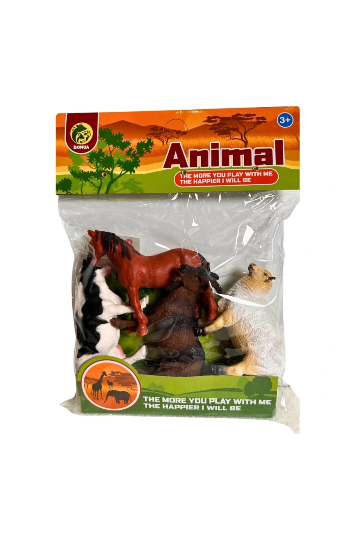 بسته چهار عددی PVC حیوانات مزرعه Bfs