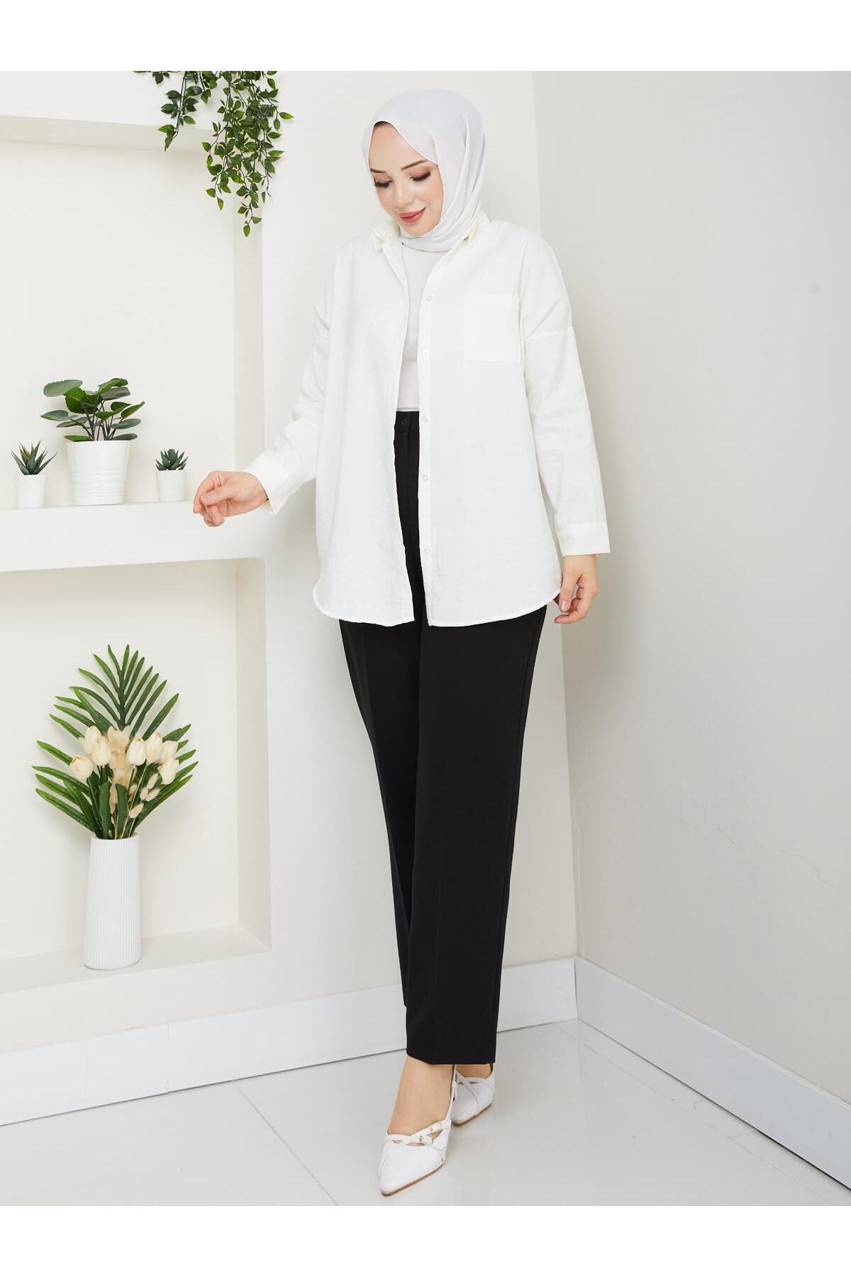 GÖZDE GİYİM  BÜYÜK BEDEN PANTOLON - Görsel 2