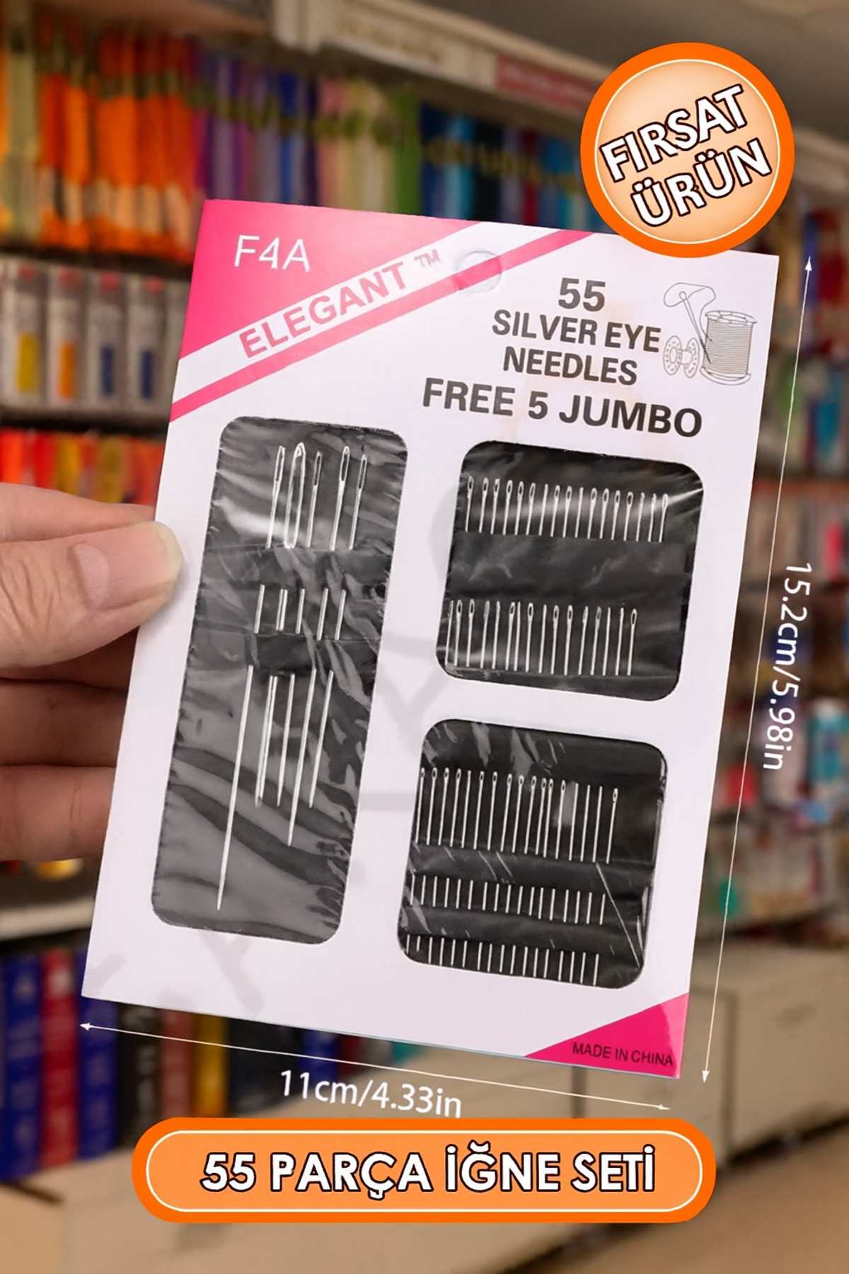 garaccu 55 Parça Dikiş İğne Seti Tamir Seti