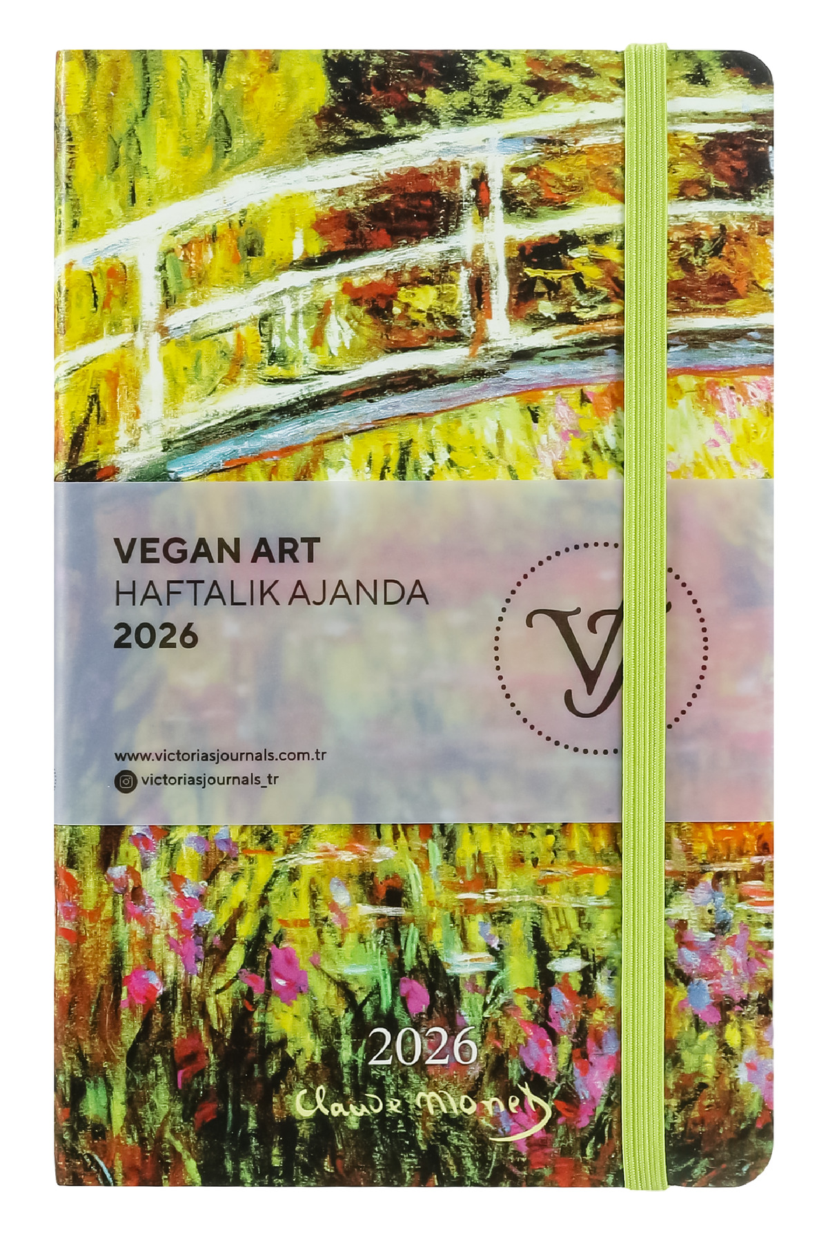 Victoria's Journals Vegan Art 2026 Haftalık Ajanda 13x21 cm Esnek