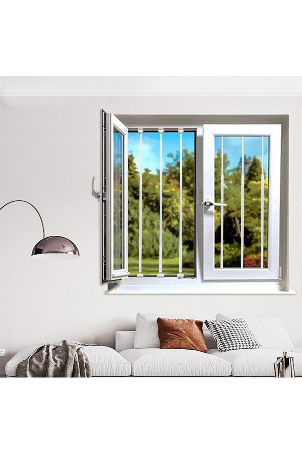 Erol Pencere Güvenlik Bariyeri - Uzayıp Kısalabilen 1 Adet (ÇUBUK) fotoğrafı 5 (önizleme)
