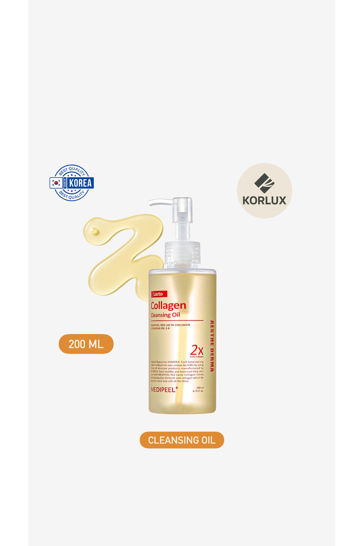 Medipeel Lacto Collagen Cleansing Oil 2.0