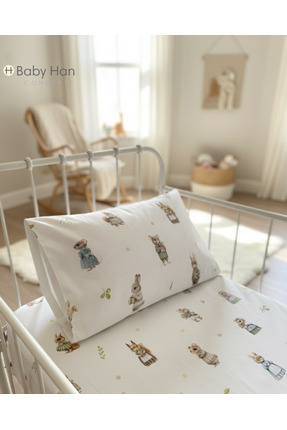 BABY HAN CONCEPT %100 PAMUKLU BEBEK & ÇOCUK LASTİKLİ ÇARŞAF(70x140) & YASTIK ...