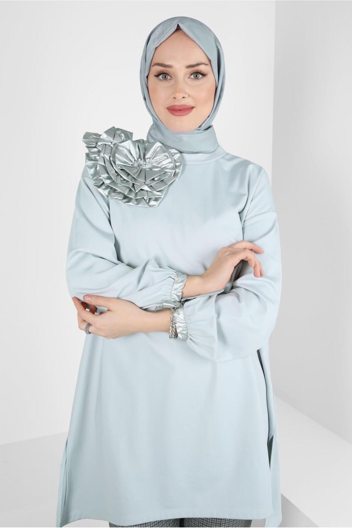 آلوینا تونیک یقهدار طرحدار ۴۴۳۲۷ آلوینا تونیک یقهدار طرحدار ۴۴۳۲۷