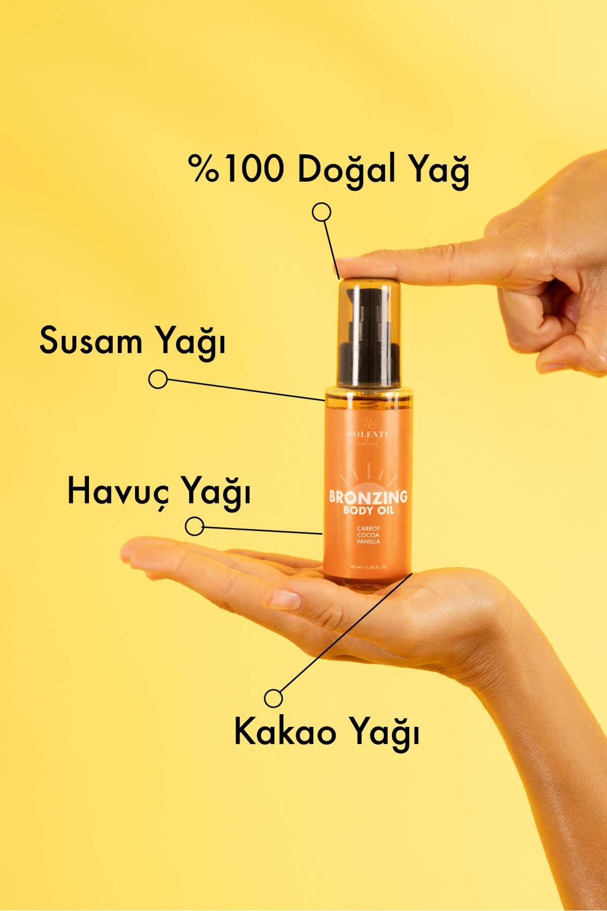 Bronzing Body Oil- Bronzlaştırıcı Vücut Yağı (100 ml) — Bronzlaştırıcı 0il — تصویر 3 از 6