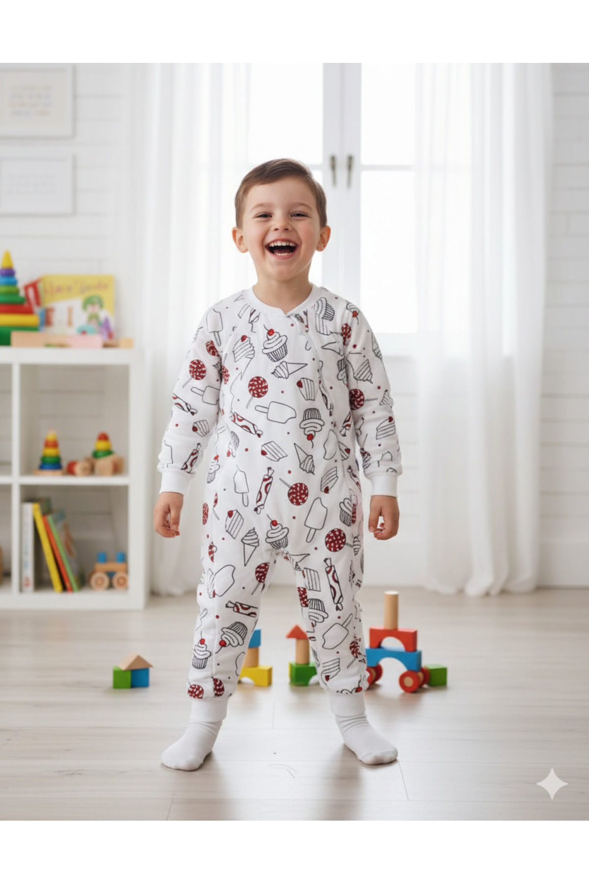 ÖZLEM BEBE 1-6 Yaş Candy Desenli Çocuk Uyku Tulumu fotoğrafı 2 (önizleme)