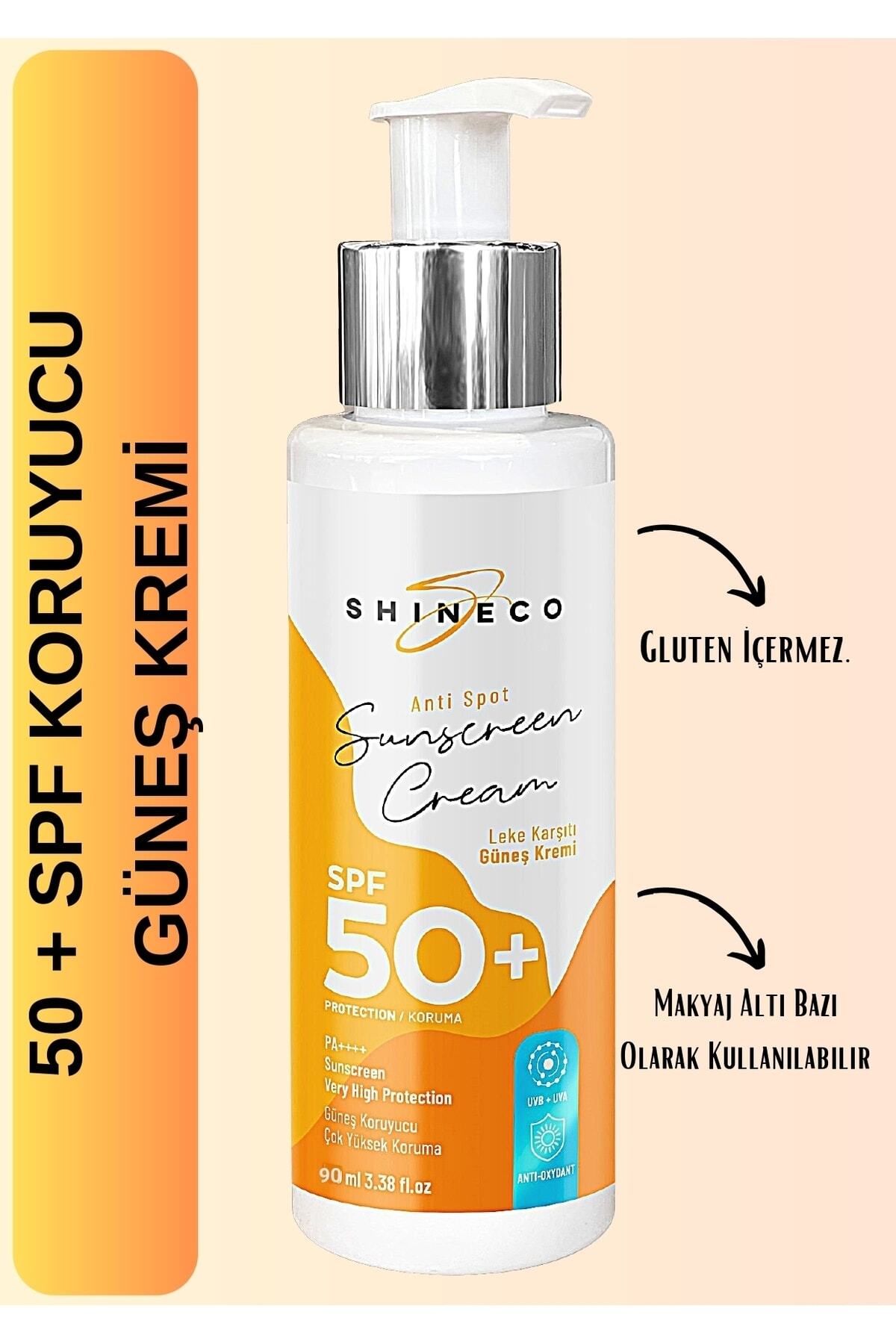 50+ spf Koruyucu Leke Karşıtı Güneş Kremi 90ml, Güneş Sonrası Yoğun Nemlendirme Köpük Sprey 150ml — - KORUYUCU - NEMLENDİRİCİ — تصویر 5 از 6