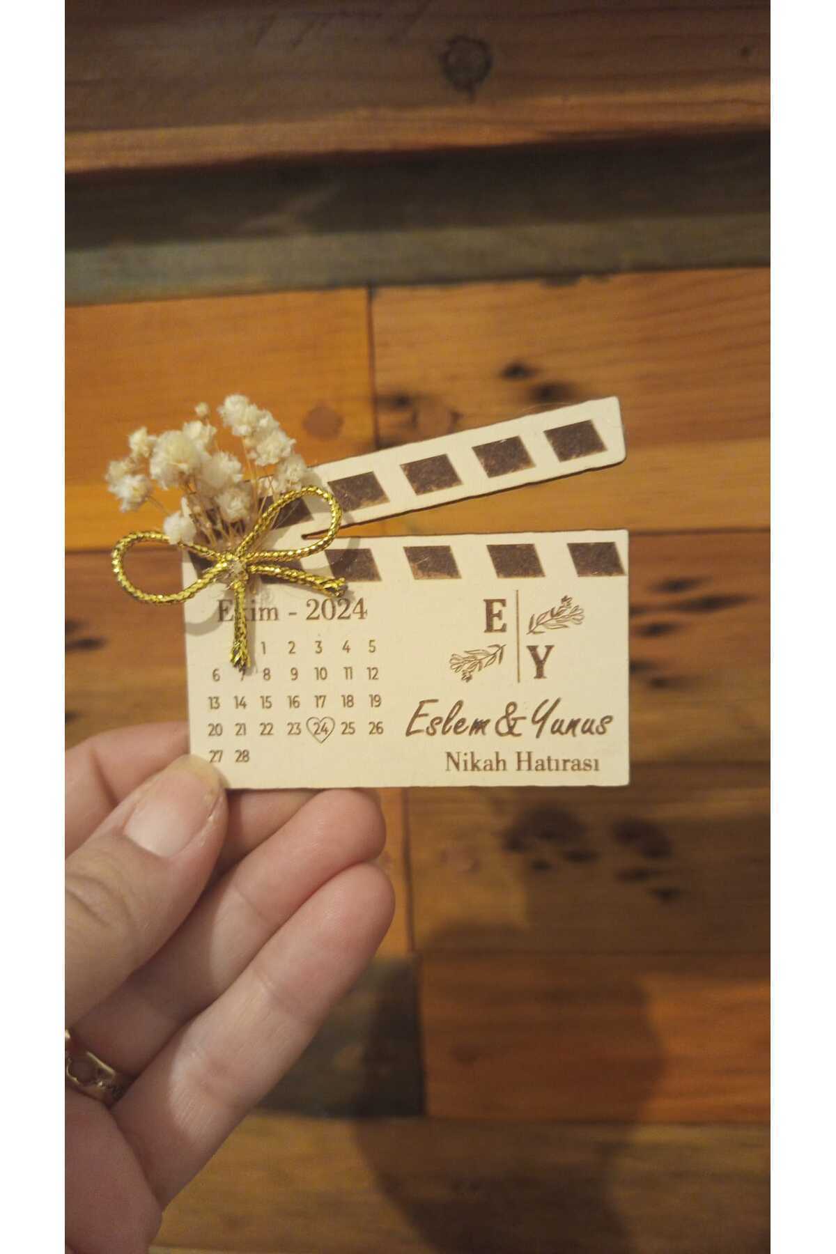 ereltasarım 20 Adet Kliker Magnet Söz, Nişan, Kına, Nikah Hediyelik Nikah Şekeri Organizasyon Magneti