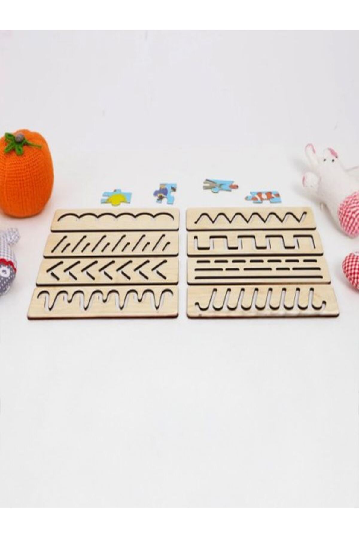 WoodStory Ahşap Çizgi ve Yazma Becerisi Geliştirme Seti, Eğitici Montessori Çalışmaları fotoğrafı 2 (önizleme)