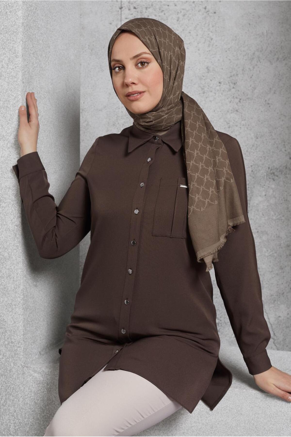 آلوینا پیراهن یقهدار تونیک ۴۵۲۹۵ آلوینا پیراهن یقهدار تونیک ۴۵۲۹۵