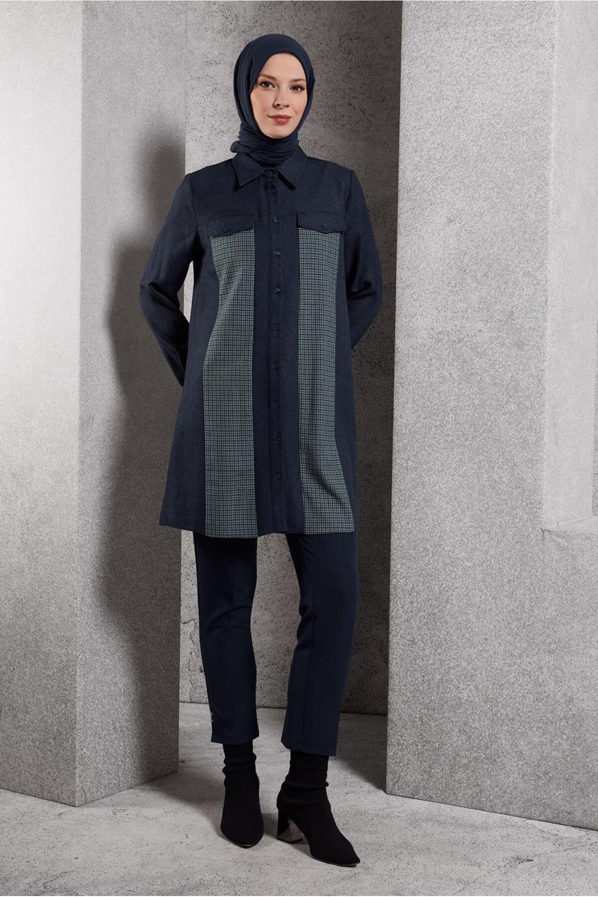 آلوینا پیراهن یقه‌دار تونیک ۴۵۱۶۳