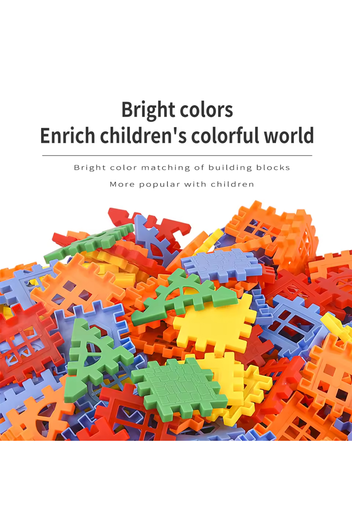 ۷۲ تکه خانه سازی کودکان، بلوک‌های ساختمانی، اسباب‌بازی‌های مونتاژ، پازل، بلوک‌های با قطعات بزرگ، وال
