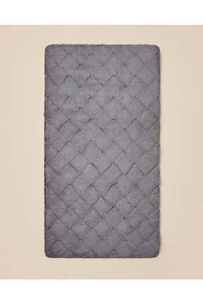 English Home Soft Touch Rabbit Pelüş Halı Antrasit