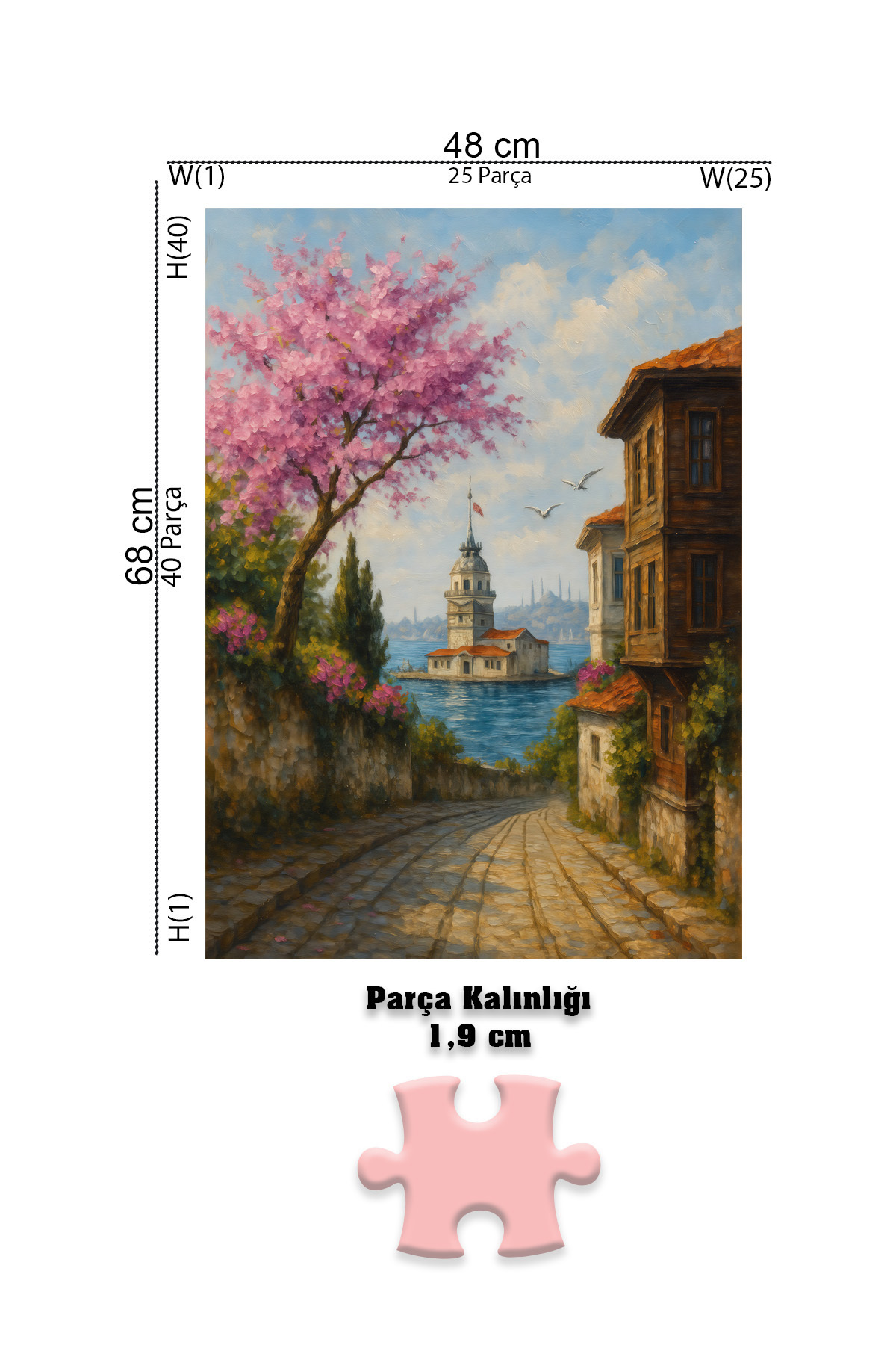 Neverland 1000 Parça Puzzle - Maiden's Tower Memories (Kız Kulesi