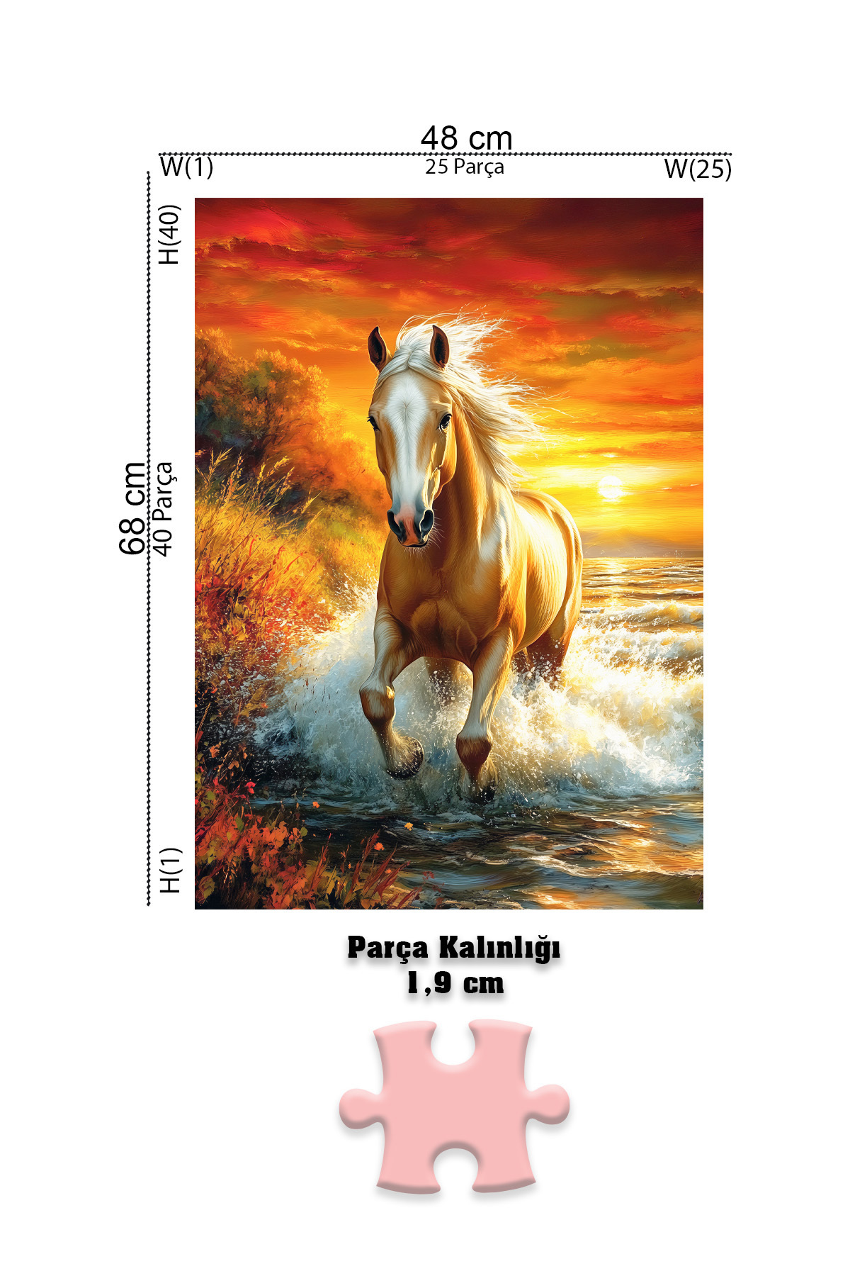 Neverland 1000 Parça Puzzle - Free Horse (Özgür At) - Fiyatı