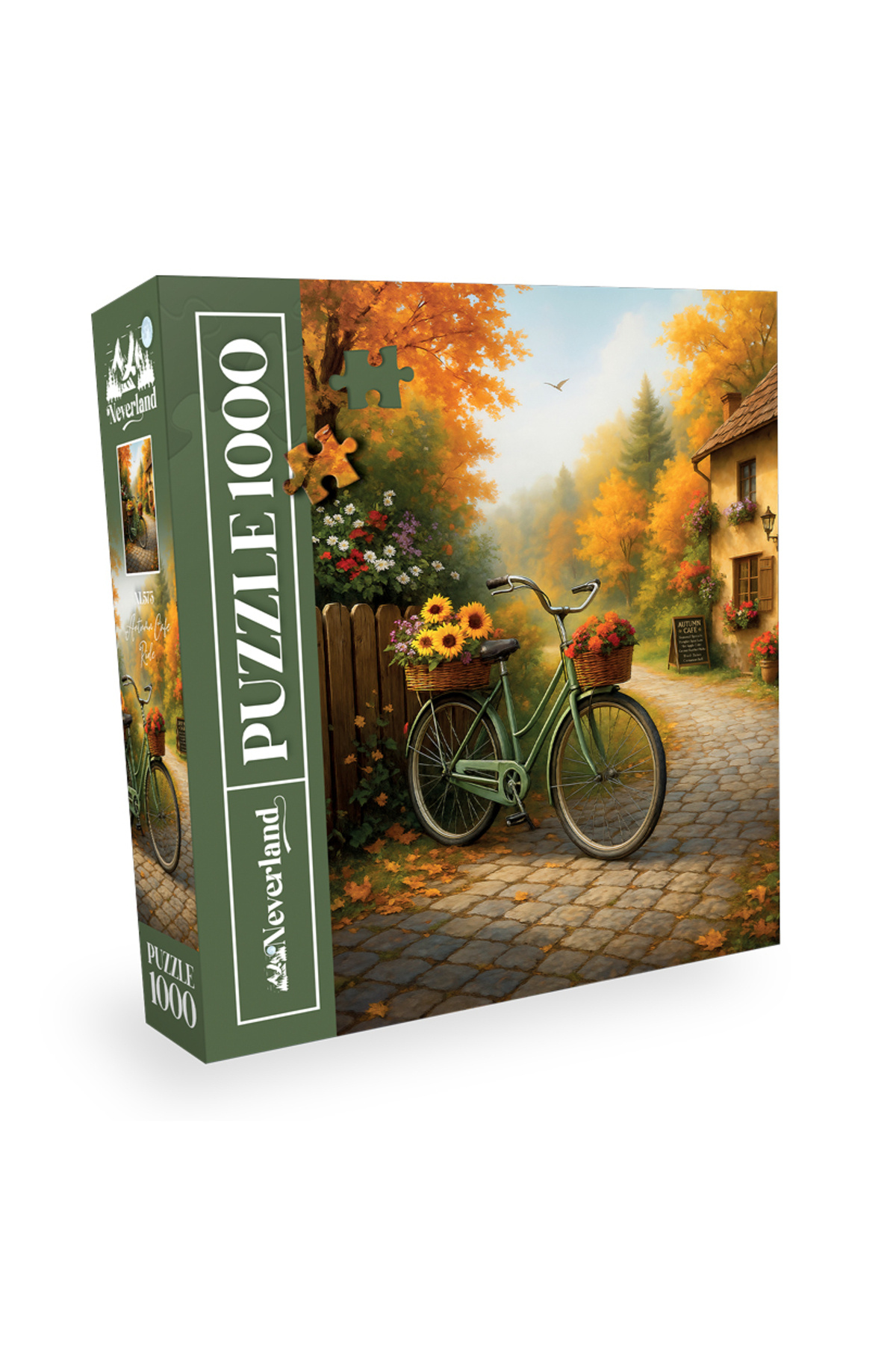 Neverland 1000 Parça Puzzle - Autumn Cafe Ride (Sonbahar Kafe Yolculuğu)