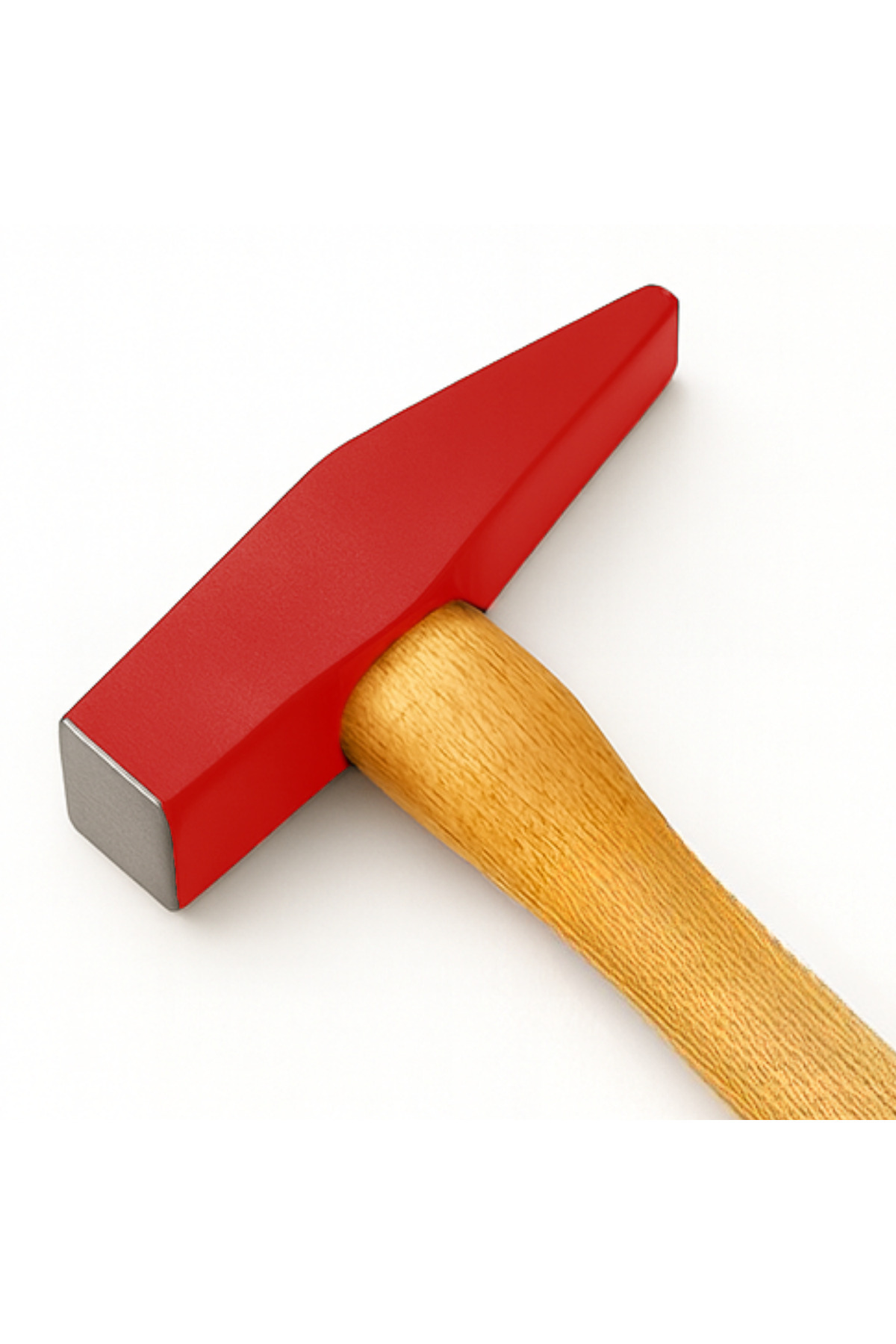 BEYLİNİ 140gr Profesyonel Ahşap Saplı Çift Taraf Çekiç 8 cm Çelik Baş Ergonomik Çakma İnce İşçilik Dayanıklı