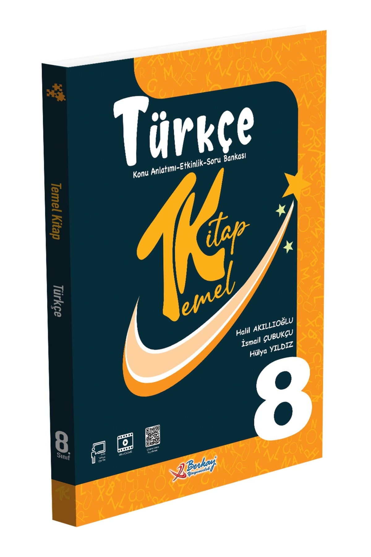 Berkay Yayıncılık 8. Sınıf LGS Türkçe Temel Kitap / Halil