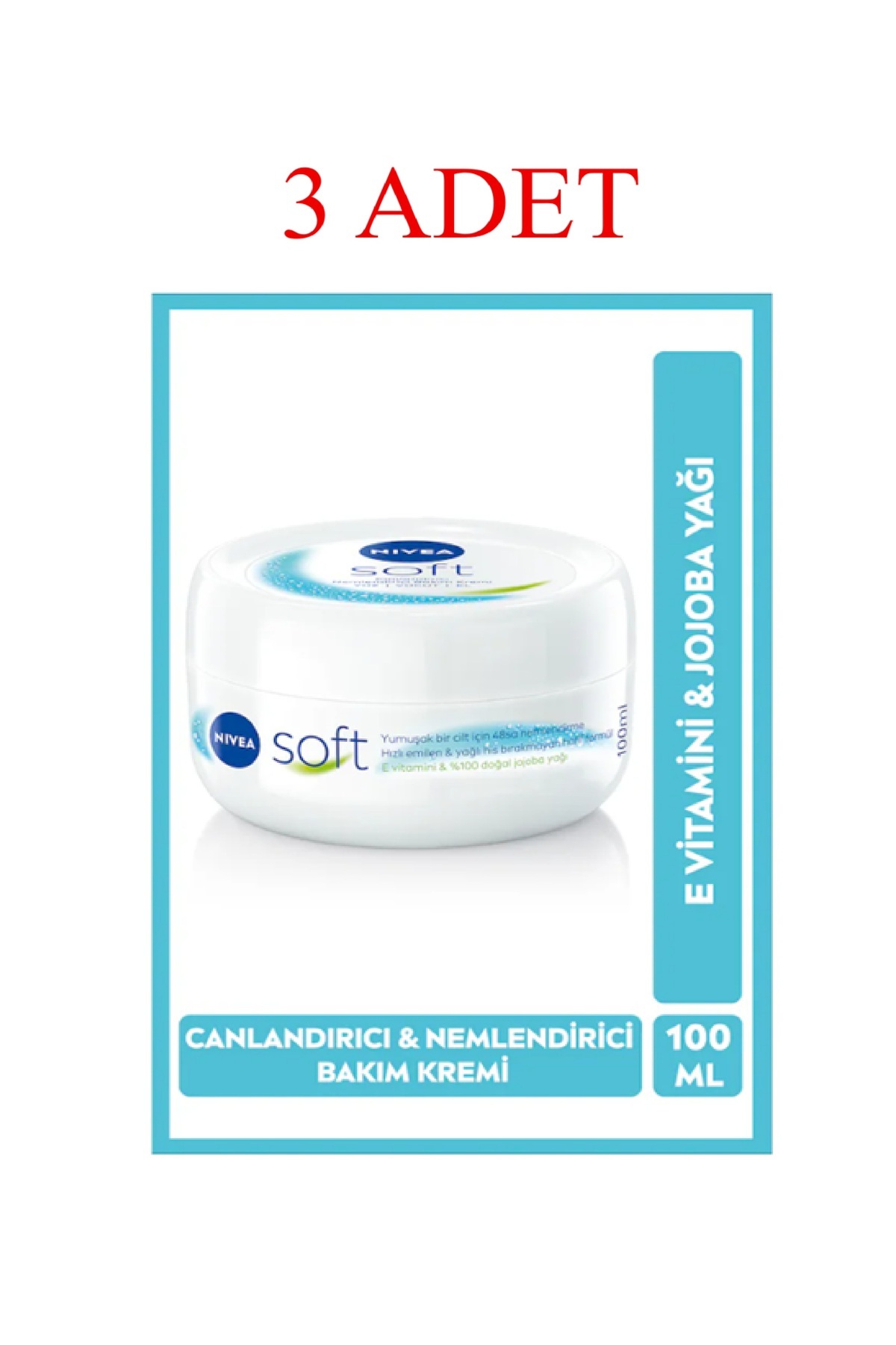 نیوا کرم مرطوب کننده و نرم کننده صورت، بدن و دست ۱۰۰ میلی لیتری (۳ عدد)