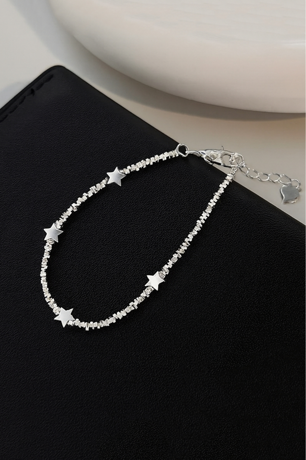The Collection Minimal Tasarım Yıldız Figürlü Bileklik Pinterest Parlak Taş Princess Bileklik görsel 2