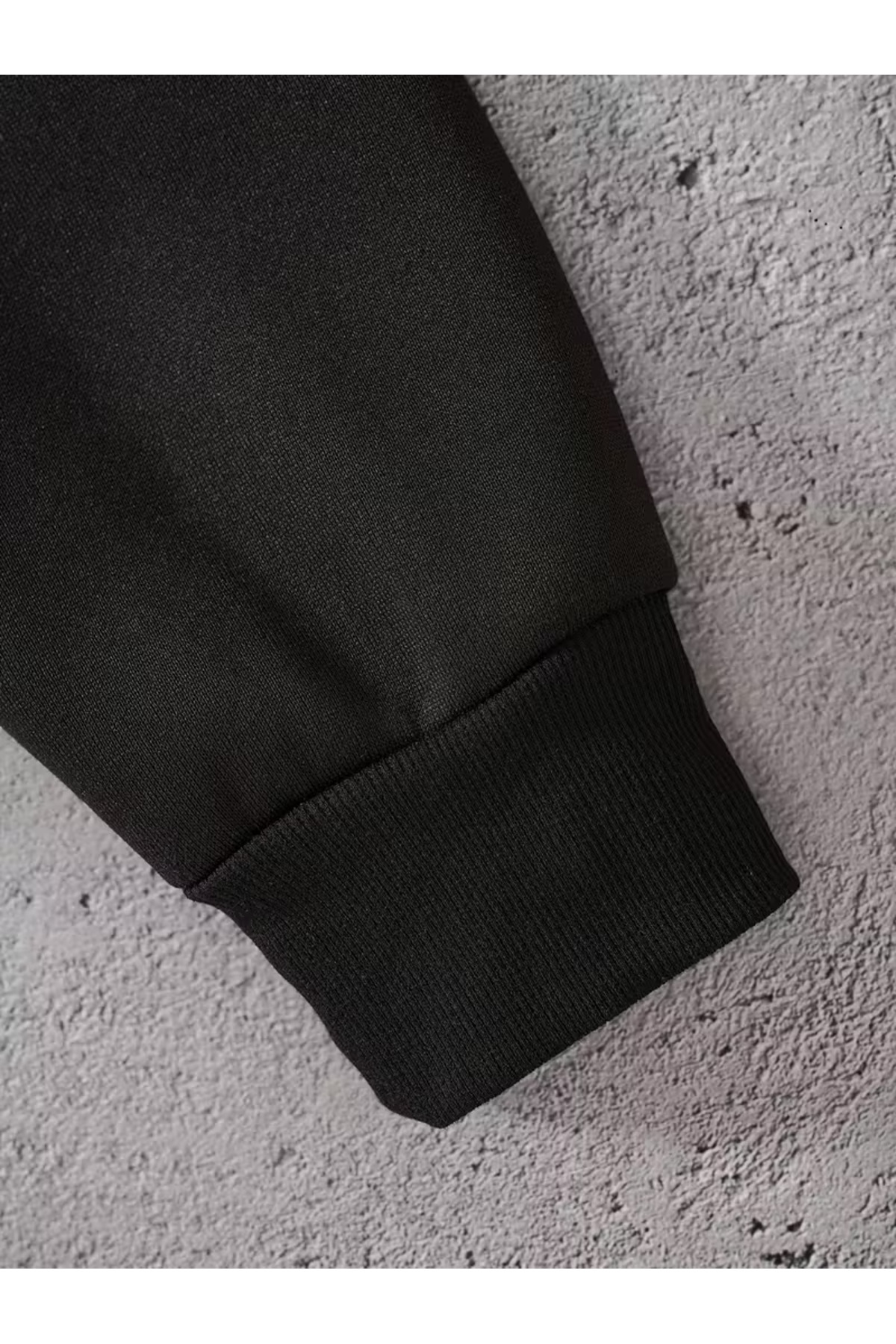 LAND MODA Kar Maskeli Ninja Unisex Sweatshirt Hırka 2iplik kalın polar görsel 6