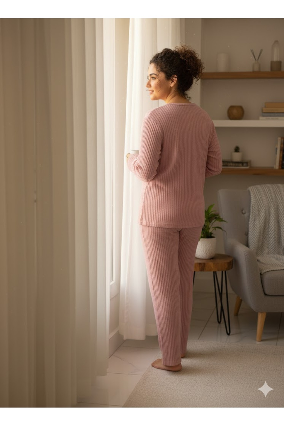 FAMES PİJAMA KADIN PEMBE ВСЕ ПИЖАМНИЙ КОМПЛЕКТ
