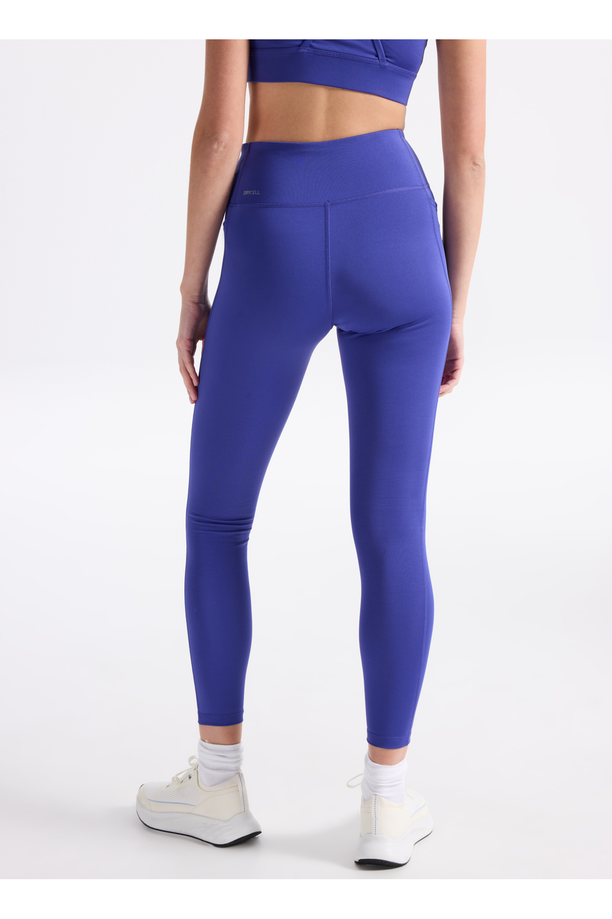 Puma  68951727 TRAINING HW Pocket Tight L Lacivert Düz Kadın Tayt - Görsel 4