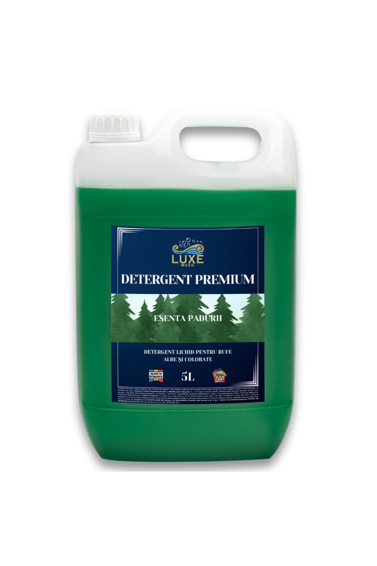 Luxe Wash Υγρό απορρυπαντικό Forest Essence 5L – Έντονος καθαρισμός και φρέσκ...